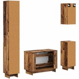  Set kupaonskih ormara od 4 dijela EDE Staro drvo | shoptok.hr