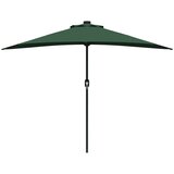  Vrtni suncobran Zelena 294 x 150 x 224 cm Poliester i čelik | shoptok.hr