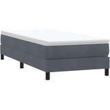 Box Spring krevet bez madraca tamno sivi 90x210 cm samt | shoptok.hr
