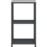  Polica za skladištenje hrane Antracitno siva 60 x 50 x 92 cm | shoptok.hr