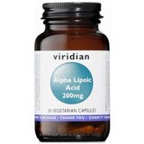 Viridian Nutrition Alfa lipoična kislina 200mg (30 kapsul) Cene