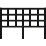  Uzglavlje za krevet crno 145 5 x 4 x 100 cm od masivne borovine | shoptok.hr
