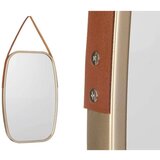  Zidno ogledalo 1271 Smeđa Champagne 43 x 65 x 3 cm Pravokutno (4 kom.) | shoptok.hr