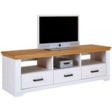 Livetastic NIZKA OMARICA bela, barve hrasta | Shoptok.si