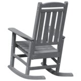  2 kom ljuljačke stolice Svijetlosiva 70x92x107.5 cm HDPE | shoptok.hr