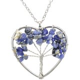 IZMAEL Ogrlica Tree Heart - Plava | shoptok.hr
