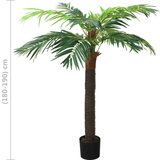 vidaXL umjetna datulja s posudom 190 cm zelena | shoptok.hr