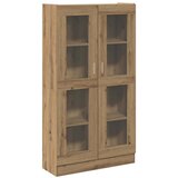 Maison Chic Visoka omara - Komoda - Predalnik artisan hrast 82,5x30,5x185 cm inženirski les, (21721436) Cene