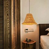  Immax 08273L - Visilica na sajli NATURALEZA 1xE27/40W/230V prečnik 45 cm ratan | Eponuda.com