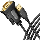 USB 2.0 na RS232 (DB9) konverter kabel (1.5 m, crni)