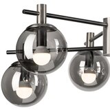  Luster na šipci LILOU 6xE14/5W/230V matni hrom/zadimljeno staklo | Eponuda.com