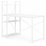 ModernHome uredski stol 120 × 60 cm s policom i 3 police – bijeli | shoptok.hr