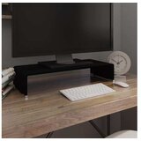  Za TV/Monitor Staklo Crni 60x25x11 cm | shoptok.hr