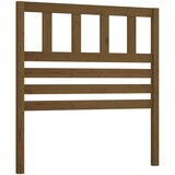  Uzglavlje za krevet boja meda 106 x 4 x 100 cm masivna borovina | shoptok.hr
