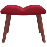  Stolica za ljuljanje s osloncem za noge boja vina baršunasta | shoptok.hr