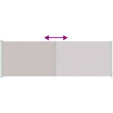 vidaXL Uvlačiva bočna tenda za terasu 200 x 600 cm siva | shoptok.hr