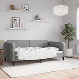  Dnevni ležaj svjetlosivi 100x190 cm tkanina | shoptok.hr