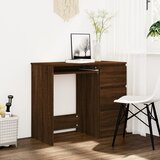 Furnova Pisalna miza rjavi hrast 90x45x76 cm konstruiran les, (21925267) Cene