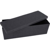 Kondela Zložljiv taburet, siva tkanina, UMINA | Shoptok.si