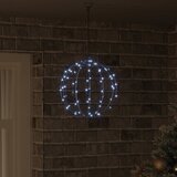  Lopta Hladna bijela 30 x 30 x 32 cm Metal 96 LED lampica | shoptok.hr