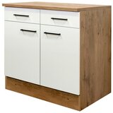Flex-Well Kuhinjska Spodnja Omarica Avila, Magnolija, Barva Hrasta | Shoptok.si