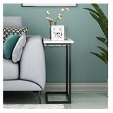 Hanah home pomoćni stočić narin white black | Eponuda.com