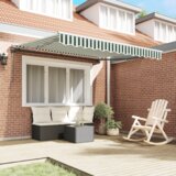  Okvir tende Zelena in Bela 350 x 250 cm Poliester s PU premazom, (5000213254) | Shoptok.si