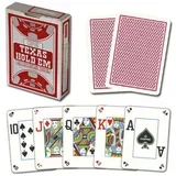 karte za poker 100% plastika peek index, crvene