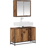  Set namještaja za kupaonicu 2 kom. Staro drvo 90 x 33 x 60 cm | Shoptok.si