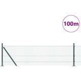 varjena žična ograja z 13 robnimi nosilci Zelena 0.6x100 m Jeklo | Shoptok.si