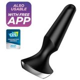 Satisfyer Analni vibrator aplikacija Plug-ilicious 2 Connect App black Cene