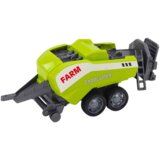 Traktor za igru sa utovarivačem i poljoprivrednom balirkom - crveno/zeleni | shoptok.hr