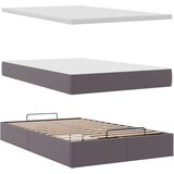 vidaXL otomanski okvir kreveta s madraca sivi 120x190cm umjetne kože | shoptok.hr