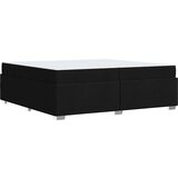  Konstrukcija postelje Črna 200 x 200 cm blago | Shoptok.si