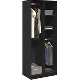  Ormar crni 80 x 50 x 200 cm od konstruiranog drva Cijene