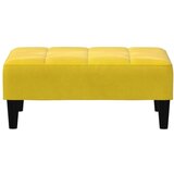  Stolček za noge rumen 77x55x31 cm žamet | Shoptok.si