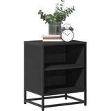  Noćni ormarić crni 40x31x50 cm Konstruirano drvo i metal | shoptok.hr