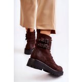 Boto Women's Suede Warm Boots Brown Silvor | Shoptok.si
