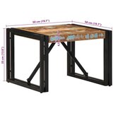  Stolić za kavu višebojna 50x50x35 cm masivnog obnovljenog drva | shoptok.hr