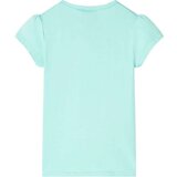 Dječja majica svijetla boja mente 104 | shoptok.hr
