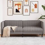 vidaXL Trosjed od tkanine smeđe-sivi | shoptok.hr