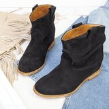 Resti Black boots a'la cowgirls on a covered anchor Daressco - Footwear | ePonuda.com