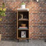  Komoda boja smeđeg hrasta 34,5x32,5x90 cm od konstruiranog drva | shoptok.hr