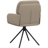  Okretne blagovaonske stolice 2 pcs Umjetna koža Boja cappuccina | Eponuda.com