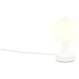  Bijela stolna lampa sa staklenim sjenilom (visina 19 cm) Gle – | shoptok.hr