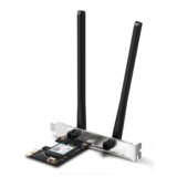 Mercusys PCI Express adapter, MA80XE AX3000 Dual-Band Wi-Fi 6 Bluetooth, 2402 Mbps na 5 GHz + 574 Mbps na 2,4 GHz, 2× High Gin Dual-Band eksterne ante | Eponuda.ba