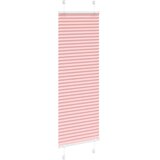  Plisirana zavjesa Roza 50x100 cm Širina tkanine 49,4 cm Poliester | shoptok.hr
