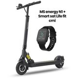 Ms Energy Neutron N1 e-trotinet + Lifefit pametni sat crni | ePonuda.com