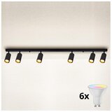  Brilagi - LED prigušiva spot svetiljka SELE 6xGU10/6,5W/230V crna/zlatna | Eponuda.com