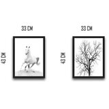 Wallity slika white horse, 2 dela, 30 x 40cm | ePonuda.com